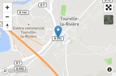 Plan de situation — Agence de Tourville-la-Rivière